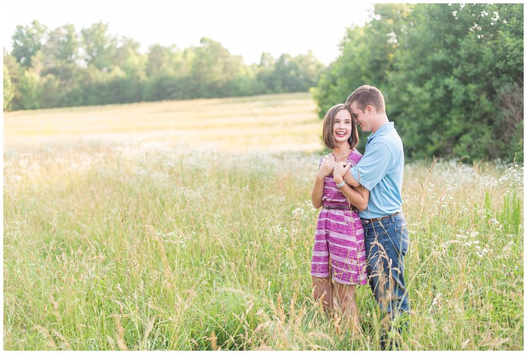 dacusville engagement session field
