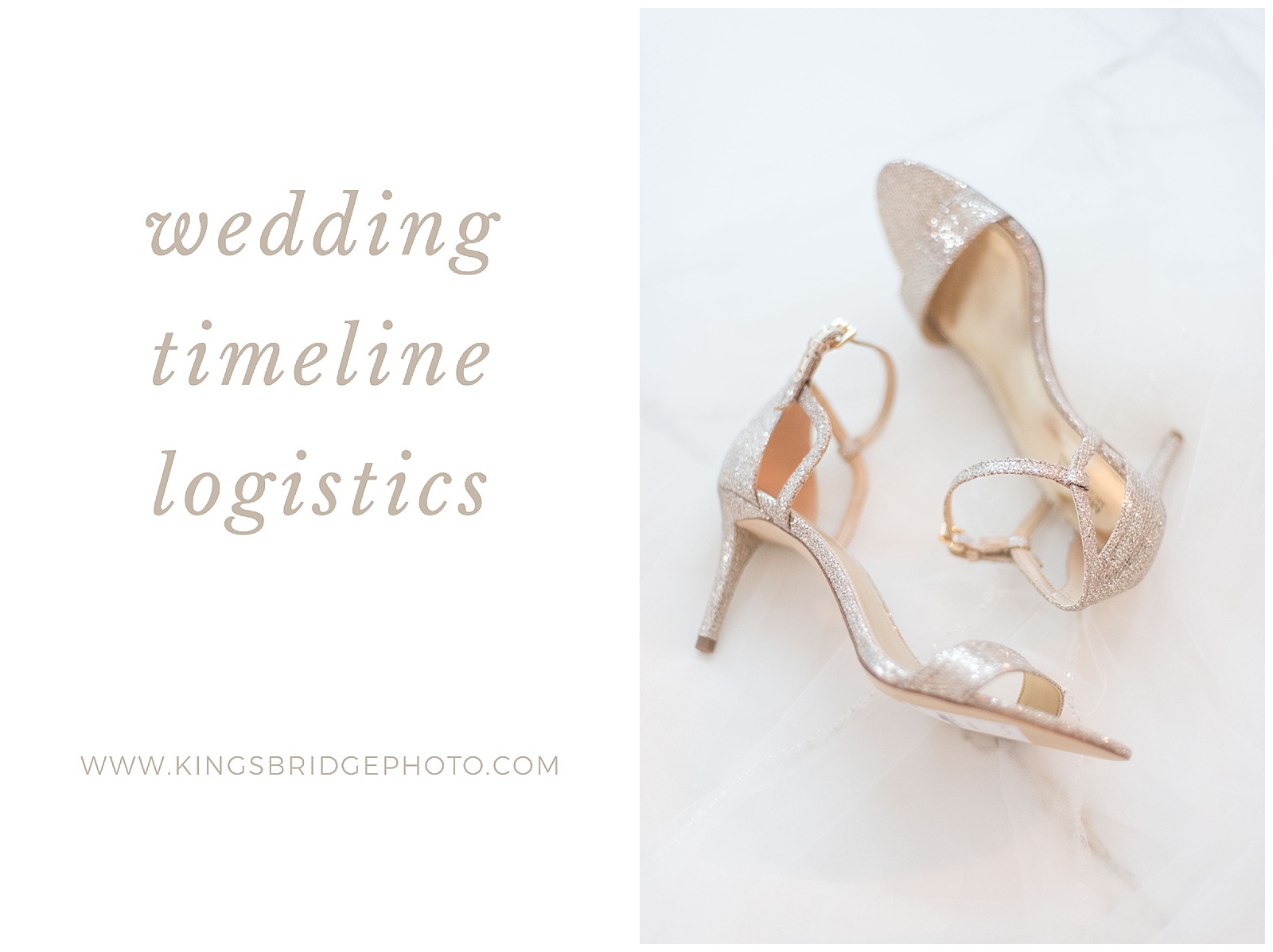 wedding timeline logistics