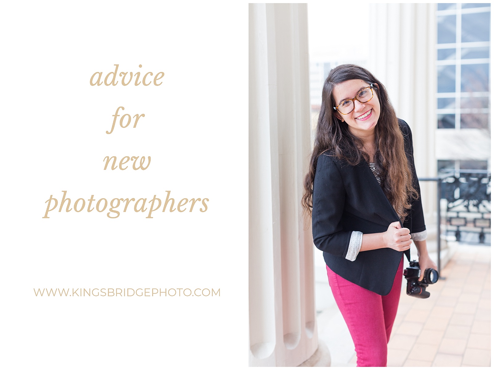 advice for new photographers