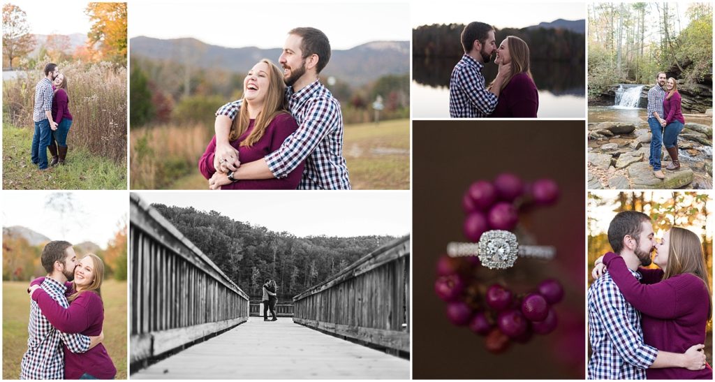 table rock state park engagement session