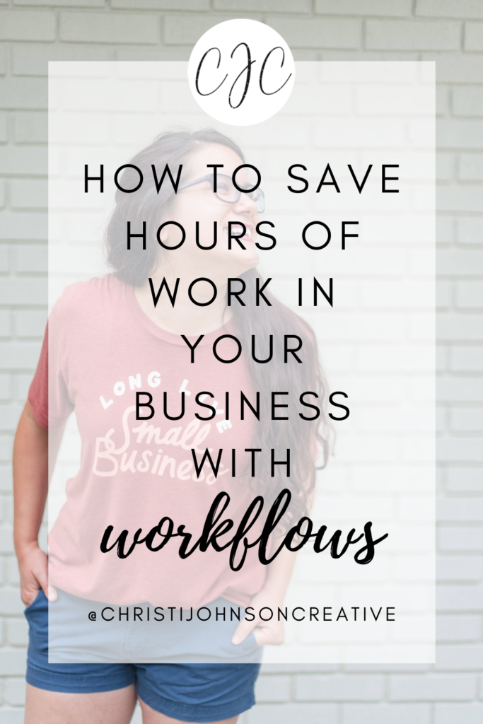 how to save yourself hours of work in your business with workflows