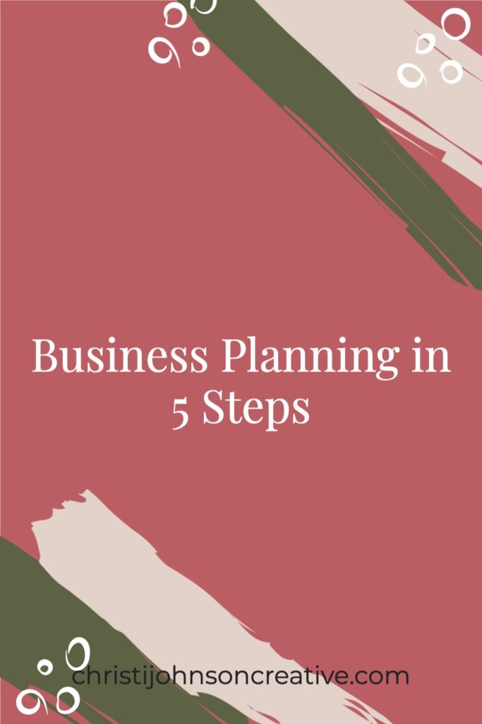 business planning in 5 steps