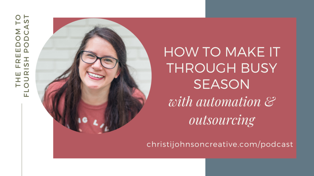 using automation & outsourcing to make it through busy season