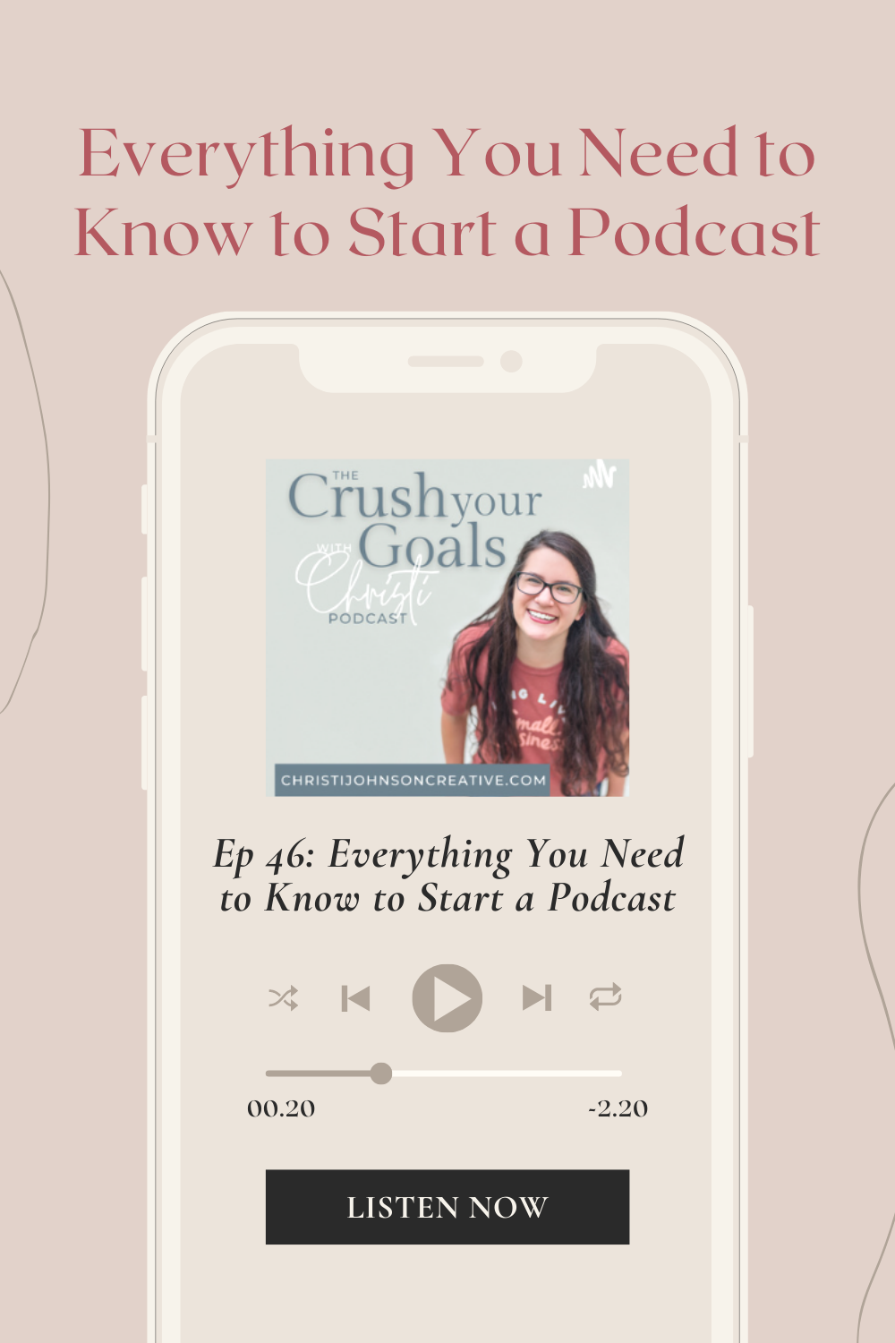Everything You Need to Know to Start a Podcast | Christi Johnson Creative